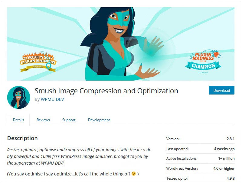 wp smush wp plugin