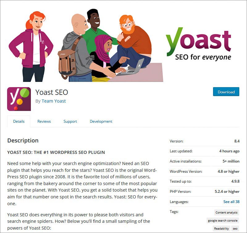 yoast wp plugin