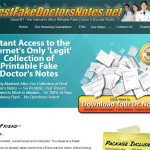 bestfakedoctorsnotes net homepage